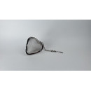 Stainless Steel Heart-Shaped Fine Mesh Hot Tea Infuser Tea Strainer Ball with Chain , for Cooking Loose Leaf Tea, Spices , Seasonings